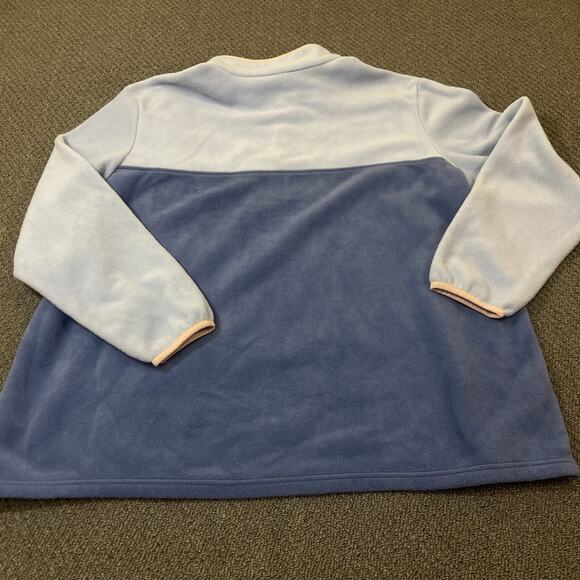 Columbia Jacket Womens 3X Plus Blue Fleece Sweater Pullover - Picture 5 of 10